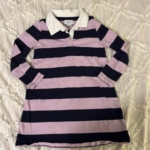 Purple and navy polo dress from Old Navy